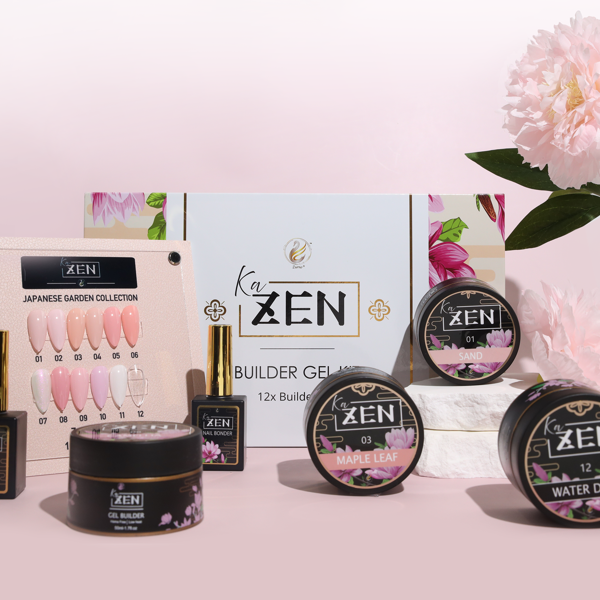 KaZEN | Builder Gel Japanese Garden Collection #01-#12 – Zurno