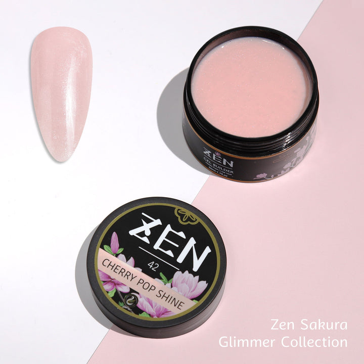 KaZEN | Builder Gel Sakura Glimmer Collection #37-#48