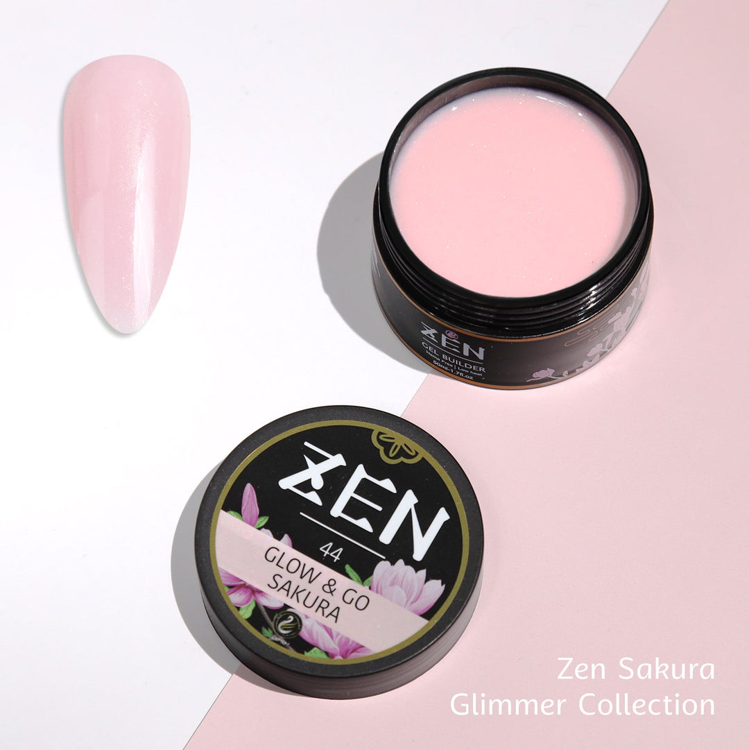 KaZEN | Builder Gel Sakura Glimmer Collection #37-#48