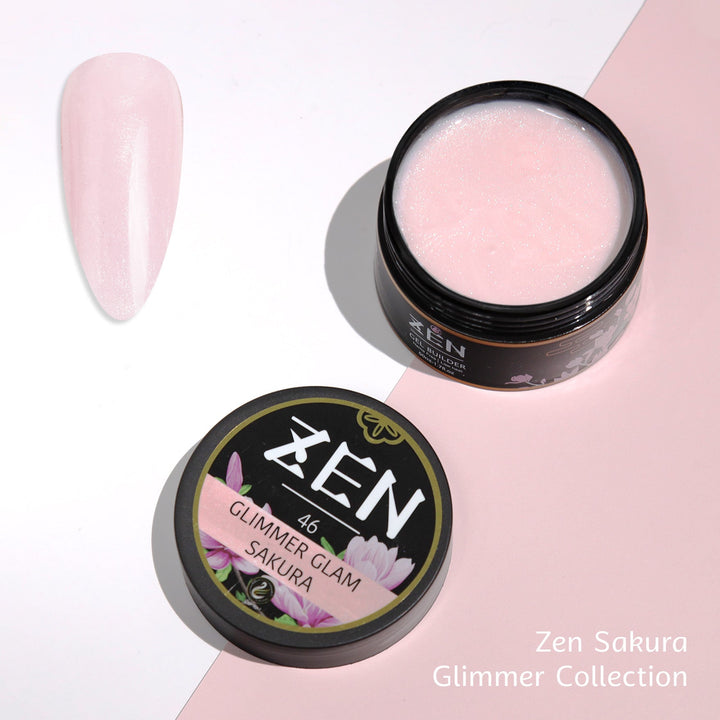 KaZEN | Builder Gel Sakura Glimmer Collection #37-#48