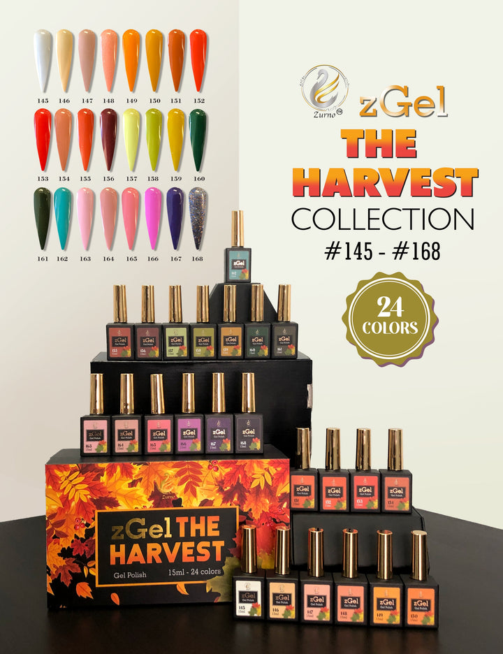 zBlend - zGel - zLacquer | #145 - #168 The Harvest Collection - 24 Colors