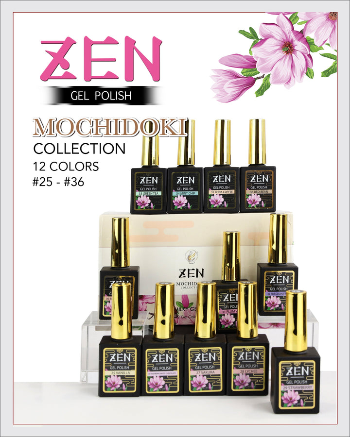 ZEN | Milky Gel Polish Mochidoki Collection #25-#36