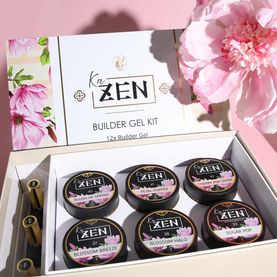 KaZEN | Builder Gel Sakura Glimmer Collection #37-#48