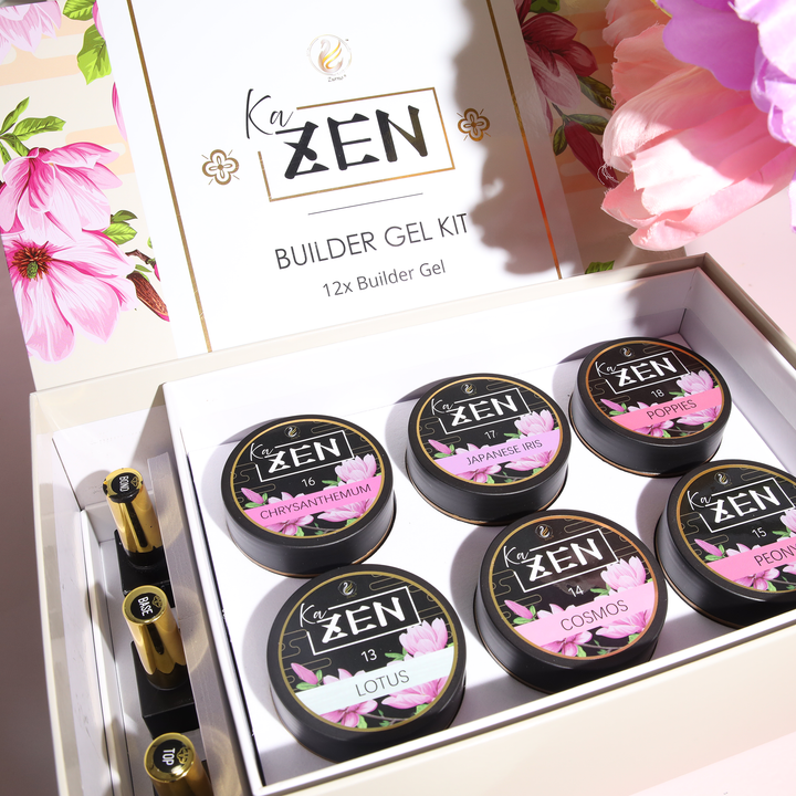 KaZEN | Builder Gel Winter Garden Collection #13-#24