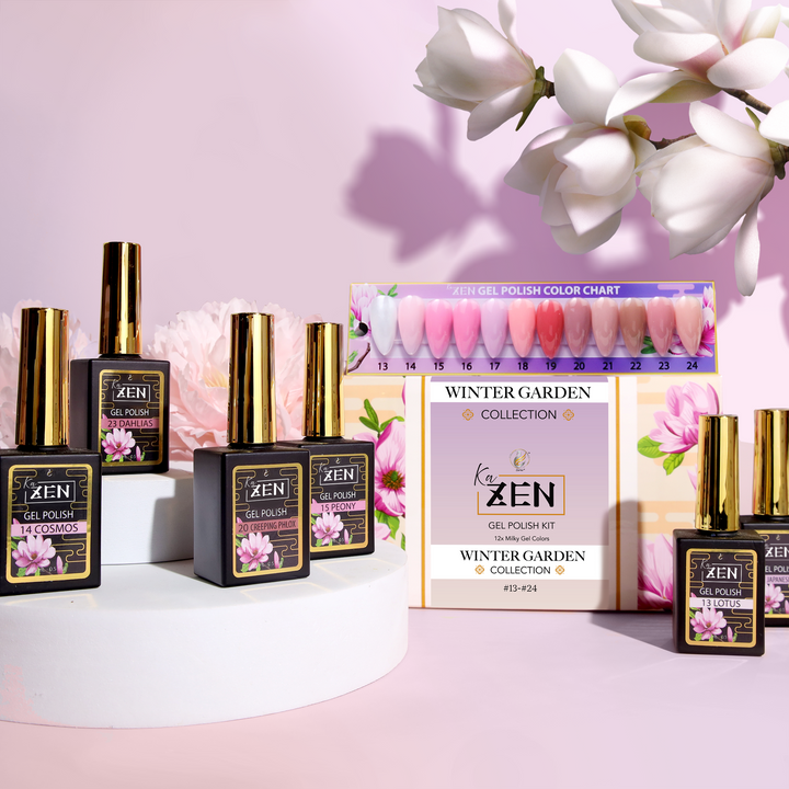 KaZEN | Milky Gel Polish Winter Garden Collection #13-#24