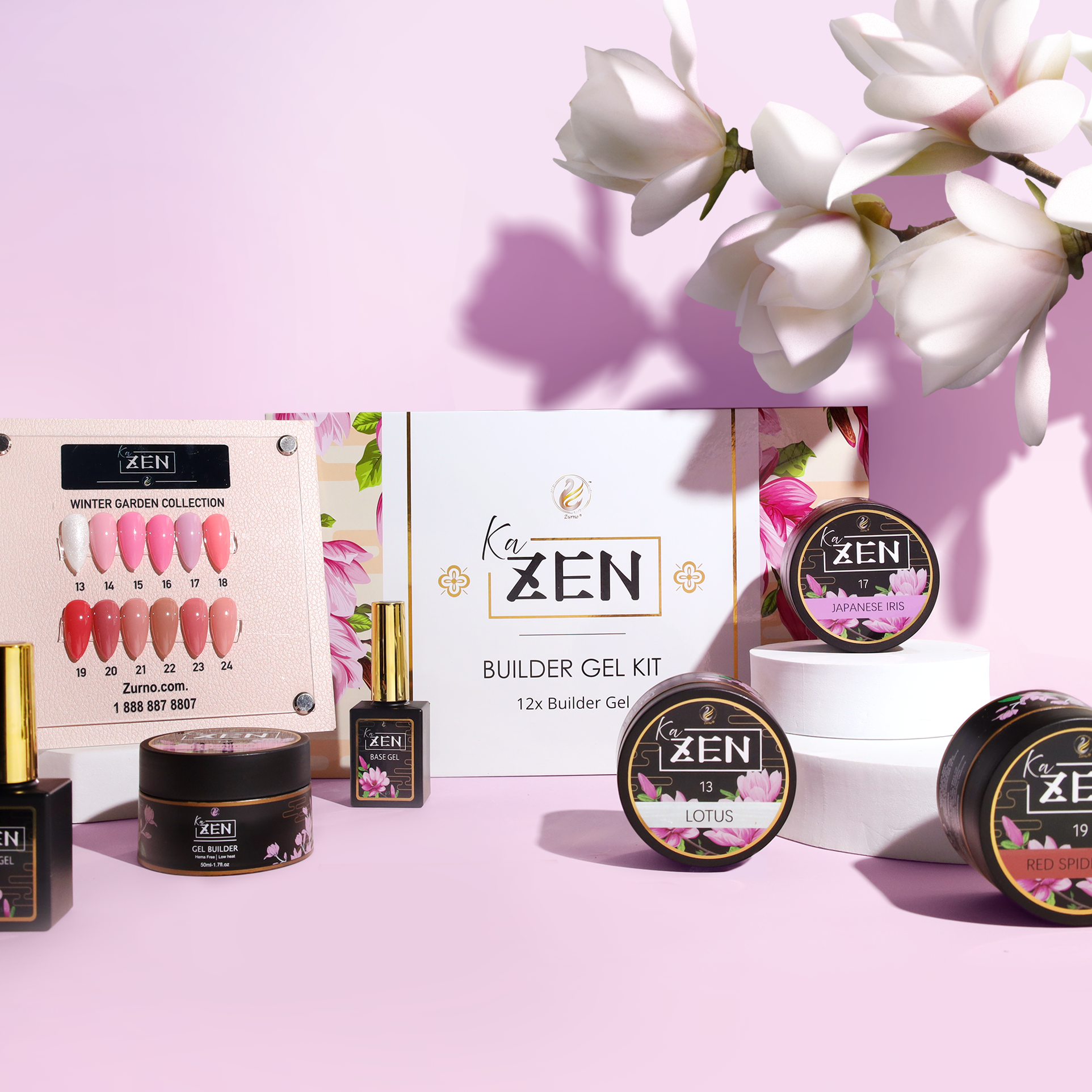 KaZEN | Builder Gel Winter Garden Collection #13-#24 – Zurno Australia