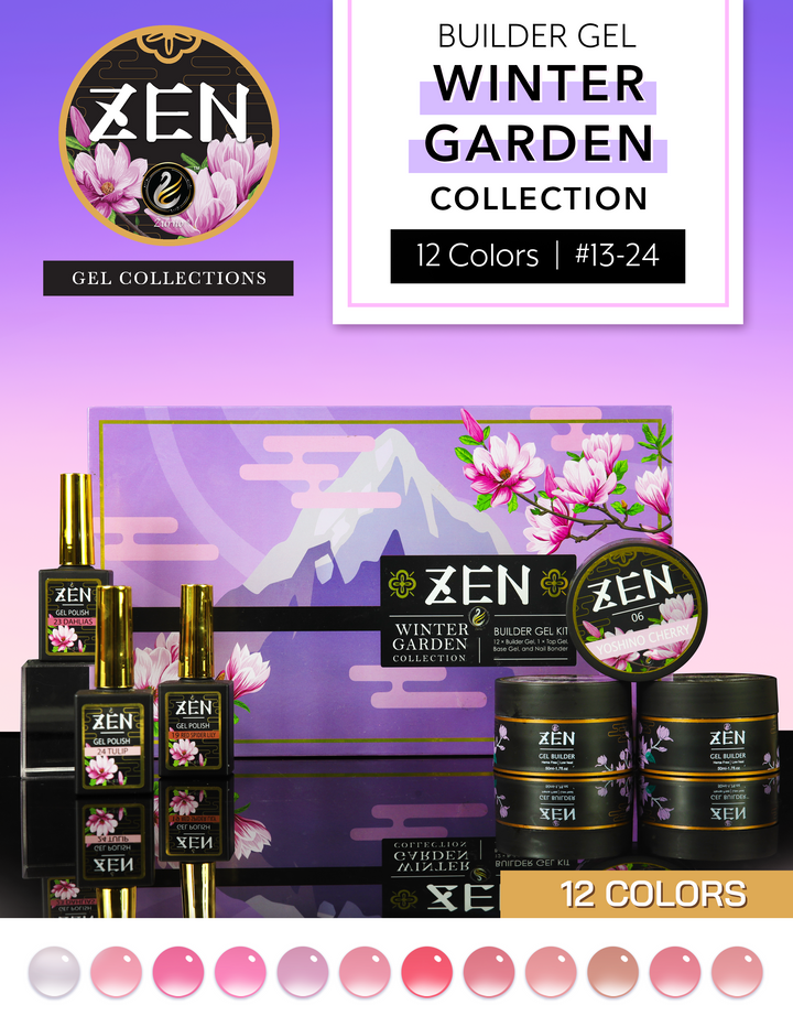 ZEN | Builder Gel Winter Garden Collection #13-#24